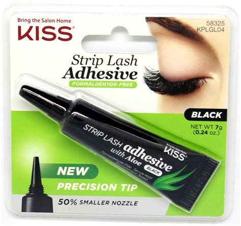 Kiss Ever EZ Strip Lash Adhesive With Aloe Dark Tone KPLGL EVER EZ Lashes By KISS Madame