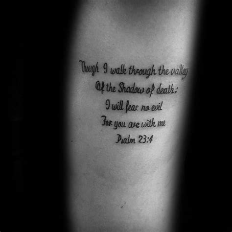 Psalm 23 Tattoo Forearm
