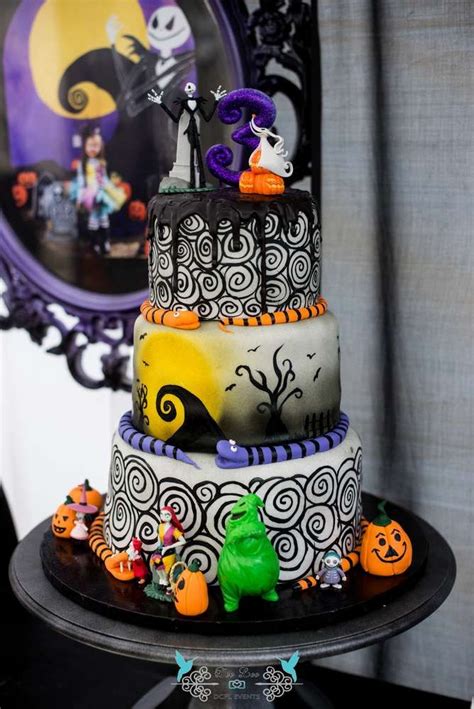 Where i could purchase figurines/toys for the top of the cake ? Nightmare Before Christmas Birthday Party Ideas for Kids ...