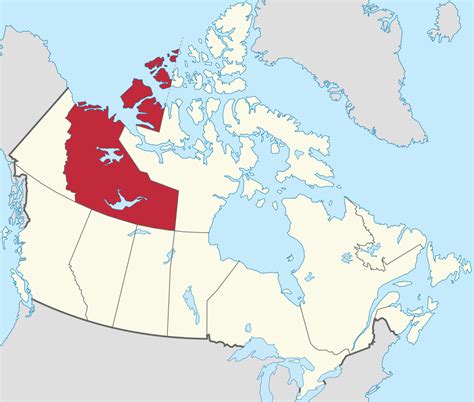 Map Of Northern Canada Territories Secretmuseum