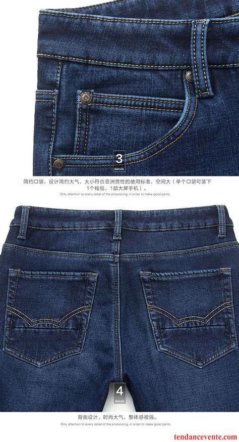 Appelé jean ou denim (cela vient du nom de. Jean Taille Haute Homme Pas Cher De Travail L'automne ...