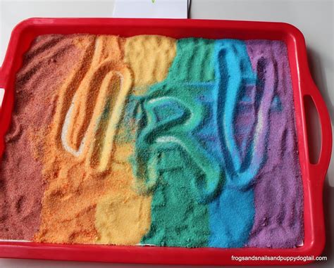 Rainbow Salt Writing Tray Fspdt
