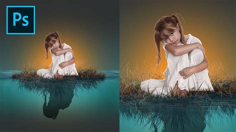 How To Create A Manipulation Water Reflection Effect In Photoshop Youtube