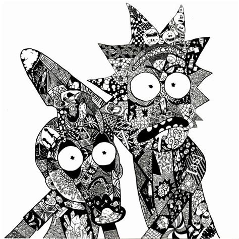 25+ Amazing Image of Rick And Morty Coloring Pages - entitlementtrap