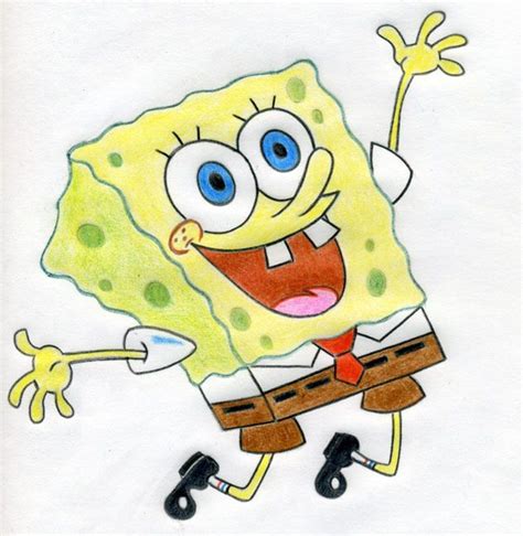 How To Draw Spongebob Step By Step Funny Sketch And Picture Spongebob Drawings Spongebob