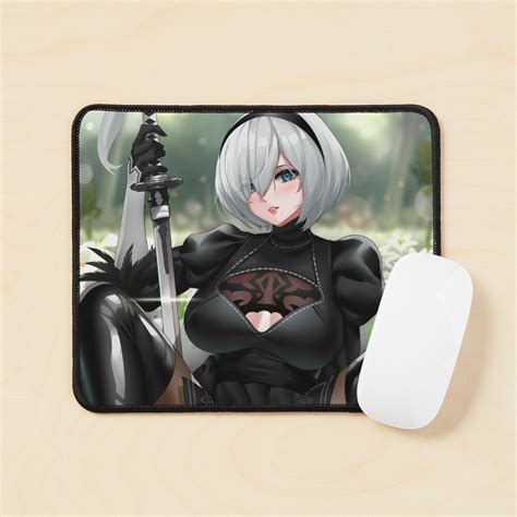 Sexy Yorha 2b Lewd Thighs Thicc Ass Butt Nier Automata Anime Hot Hentai Girl Mouse Pad For