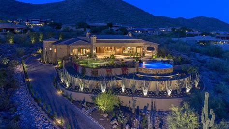 Luxury Hillside Home In Scottsdale Arizona With Spectacular Mountain