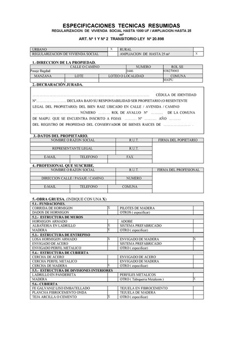 Resumidas 20251 Ette Especificaciones Tecnicas Resumidas