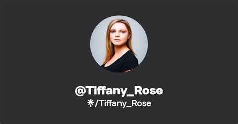 Tiffanyrose Twitter Instagram Facebook Linktree