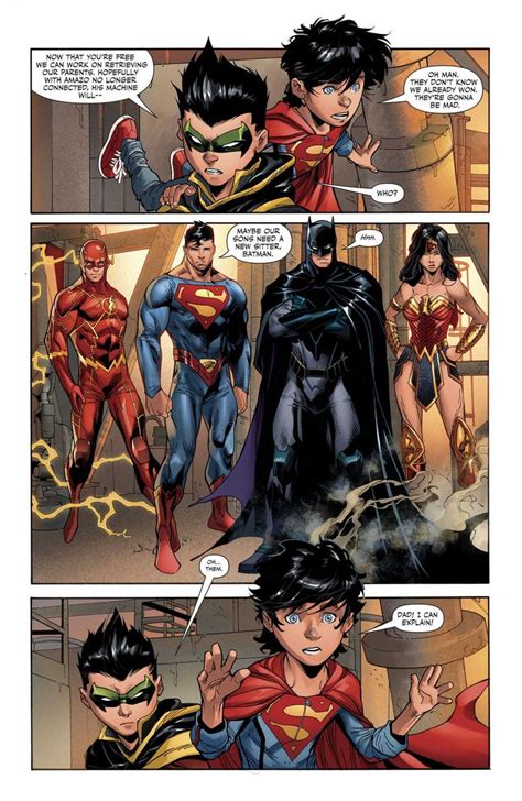 Super Sons 16 End Of Innocence Part 2 Page 19 Out Of 22 Dc Comics Heroes Batman And