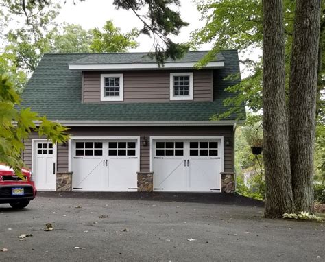 2 Car Garage with loft and man door