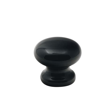 230+ stores or buy online! Prestige 45mm Black Acrylic Mushroom Knob | Bunnings Warehouse