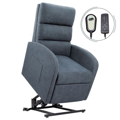 This power lift recliner looks very modern and comes with a single motor. Walnew Slim Power Lift Recliner with Massage, Remote ...