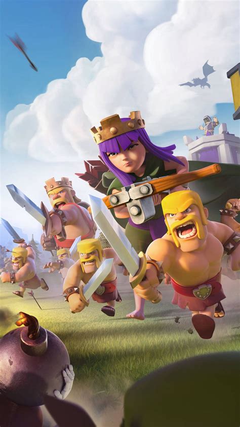 1080x1920 Hog Rider Clash Of Clans Supercell Games 2016 Games Hd