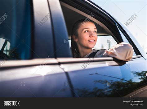 Passenger Taxi Woman Image And Photo Free Trial Bigstock