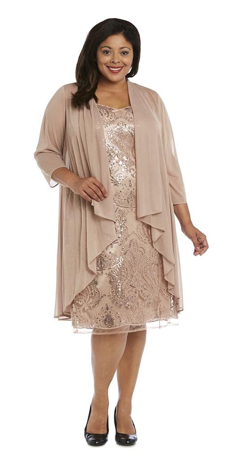 Mother Of The Bride Dresses With Jackets For Plus Size
