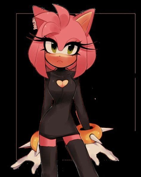 Shes Looking Cat Right Sonamy Gİrl Shadow And Amy Amy The Hedgehog