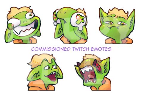 Oc Art Twitch Emotes For Reverend Dr Goblins Dnd Streams Look At
