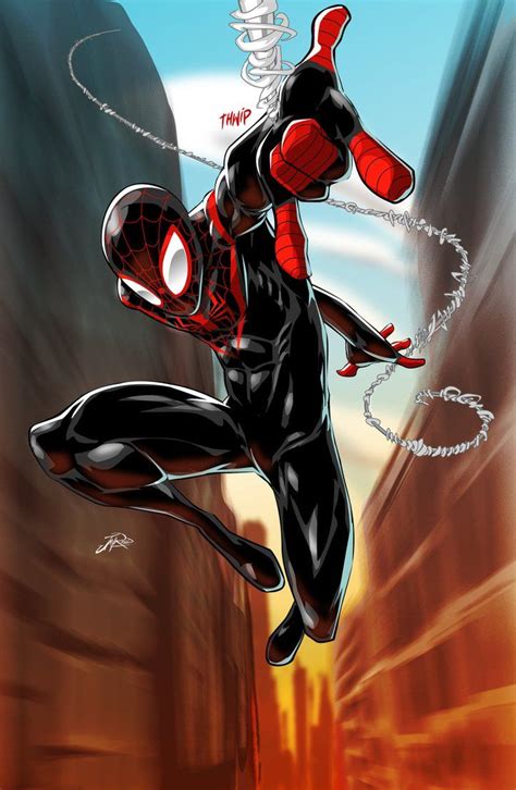 Miles Morales Ultimate Spider Man By Jayreedart On Deviantart