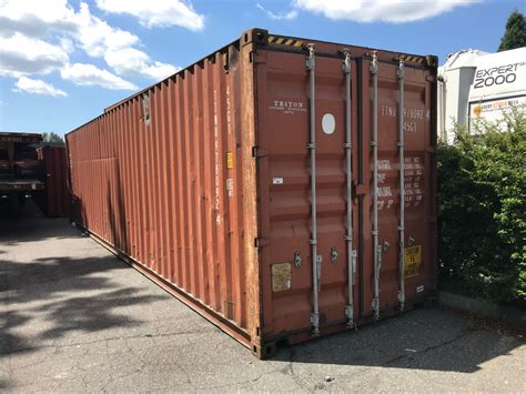 40 High Cube Brown Commercial Shipping Container