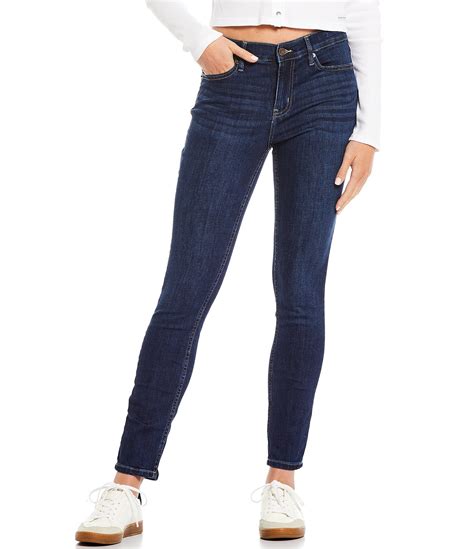 Calvin Klein Jeans Whisper Mid Rise Skinny Jeans Dillards