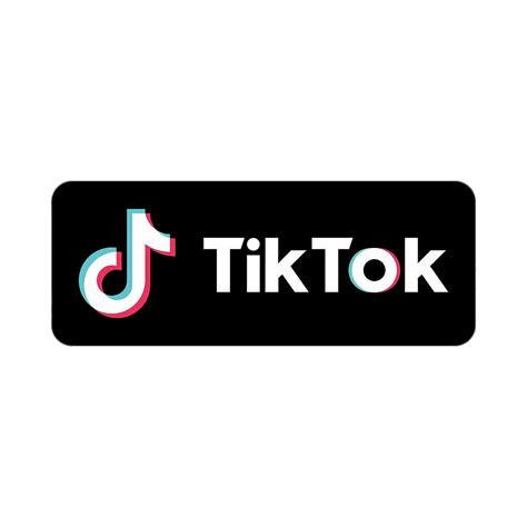 TikTok Logo Banner Transparent PNG StickPNG