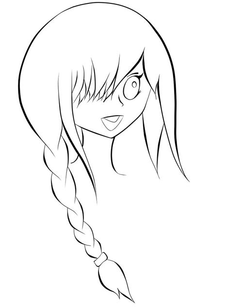 Girl Lineart By Noctircus On Deviantart