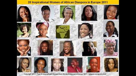 20 Inspirational Women Of African Diaspora In Europe 2011 List Youtube