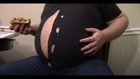 Out Of Control Overstuffed Big Belly Destroys Shirt Youtube