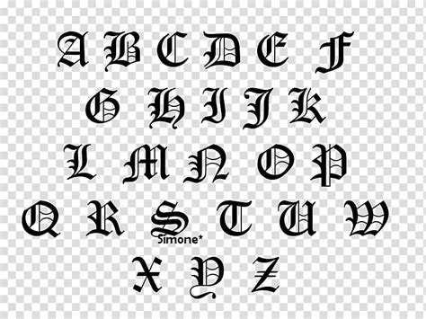 Vector Clipart Victorian Old English Title Text Ornamental Alphabet