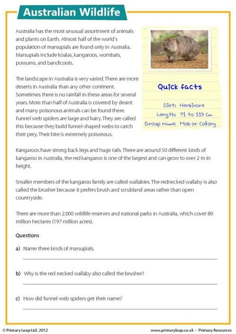 Worksheets, lesson plans, activities, etc. Comprehension, Worksheets and Primary resources on Pinterest