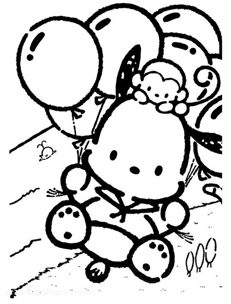 Pochacco Coloring Page Coloring Books At Retro Reprints Worlds