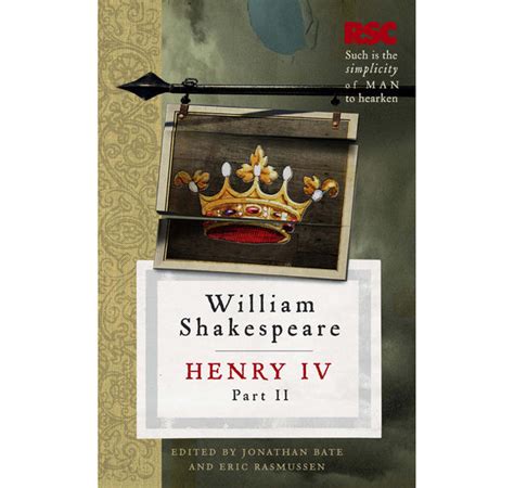 Henry Iv Part Ii Rsc Shakespeare Text Pb The Rsc Shop