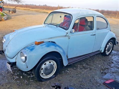 1971 VW Volkswagon Beetle Bug Baby Blue With Extra Parts ...