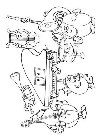 Musical instrument coloring pages posted on march 26, 2014 by angela conley we explored the new interactive appbook about a little lost note that was on a mission to find herself. 62 coloring pages of Musical Instruments | Coloriage ...