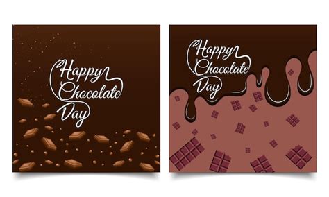 Premium Vector Happy Chocolate Day Banner Design World Chocolate Day