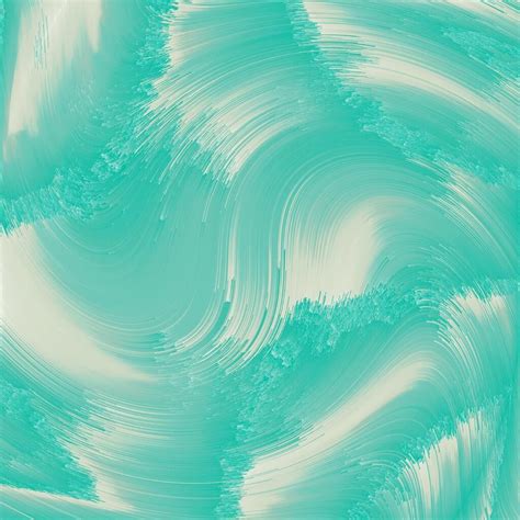 Teal Tie Dye Ocean Wave Digital Art By Sara Seeley Pixels