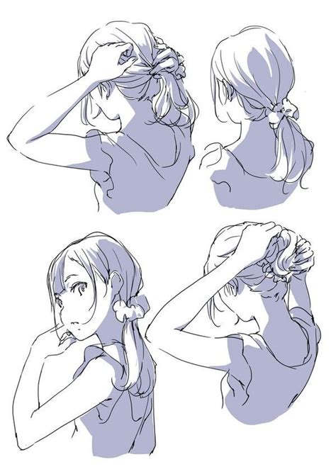 Pin By Tirsa Hall On Animation Hair Anime Poses Reference Drawing Reference Poses Drawing Poses