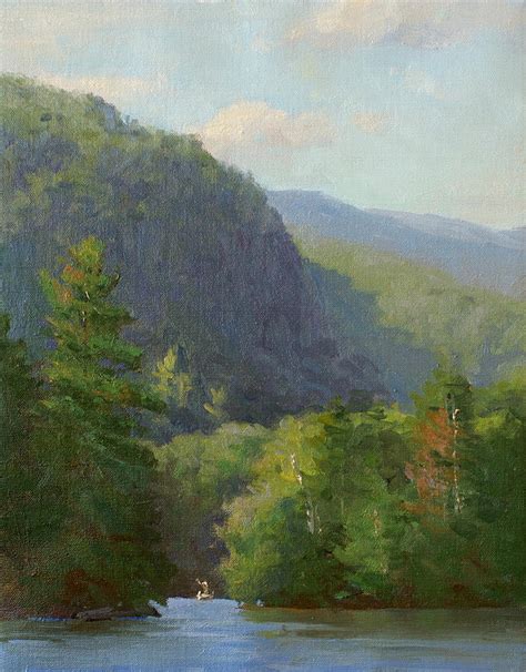 Mountain Shadows Painting By Marianne Kuhn Fine Art America