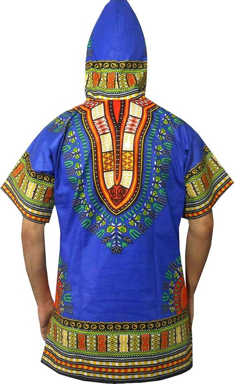 Decoraapparel Unisex Christmas Hooded Dashiki With Hood Traditional African Hoody