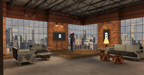 Realistic Virtual Backgrounds Office Loft Zoom Virtual Backgrounds