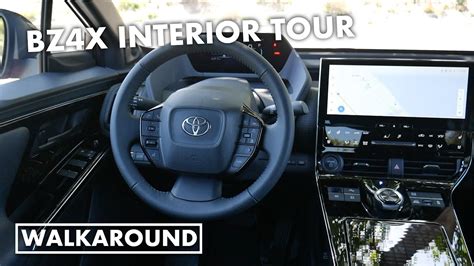 2023 Toyota Bz4x Interior Tour Youtube