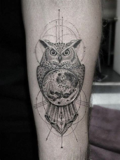 Geometric Tattoo 60 Mystifying Moon Tattoo Designs And Meanings 2016