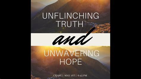 Crave: May 1st Unflinching Truth & Unwavering Hope - YouTube