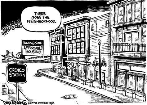 Cartoon There Goes The Neighborhood Oregonlive