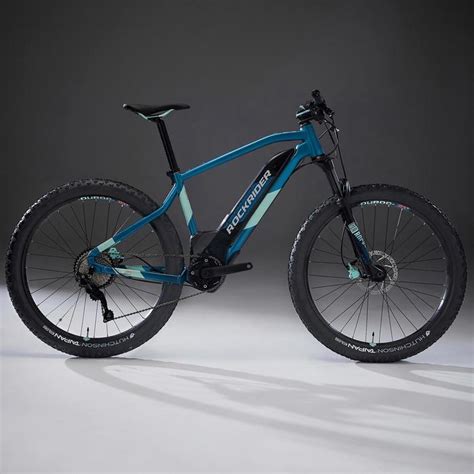 Dédiés aux trajets urbains la gamme des vélos électriques décathlon propose 3 modèles le riverside 500 e, l'original 900 e et le nouveau riverside 540 e. Rockrider Vélo VTT électrique e-ST 900 Femme Turquoise 27 ...