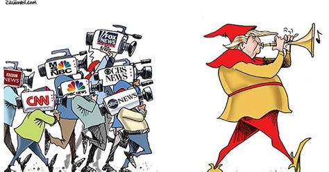 Cartoonist Gary Varvel Pied Piper Donald Trump