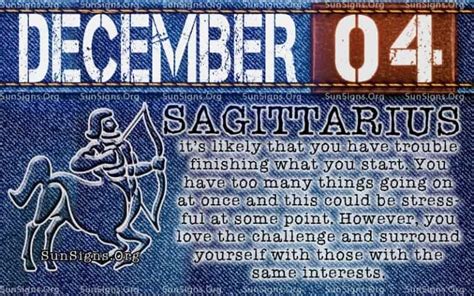 December 4 Zodiac Horoscope Birthday Personality Sunsignsorg