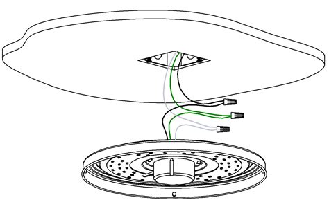 How to replace common flush mount lighting fixtures. 14" Flush Mount LED Ceiling Light w/ Brushed Nickel ...