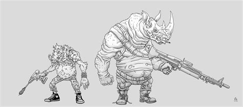 Krang Ninja Turtles Coloring Pages - ERI.AOKI.COLORING.MEWARNAI.SITE